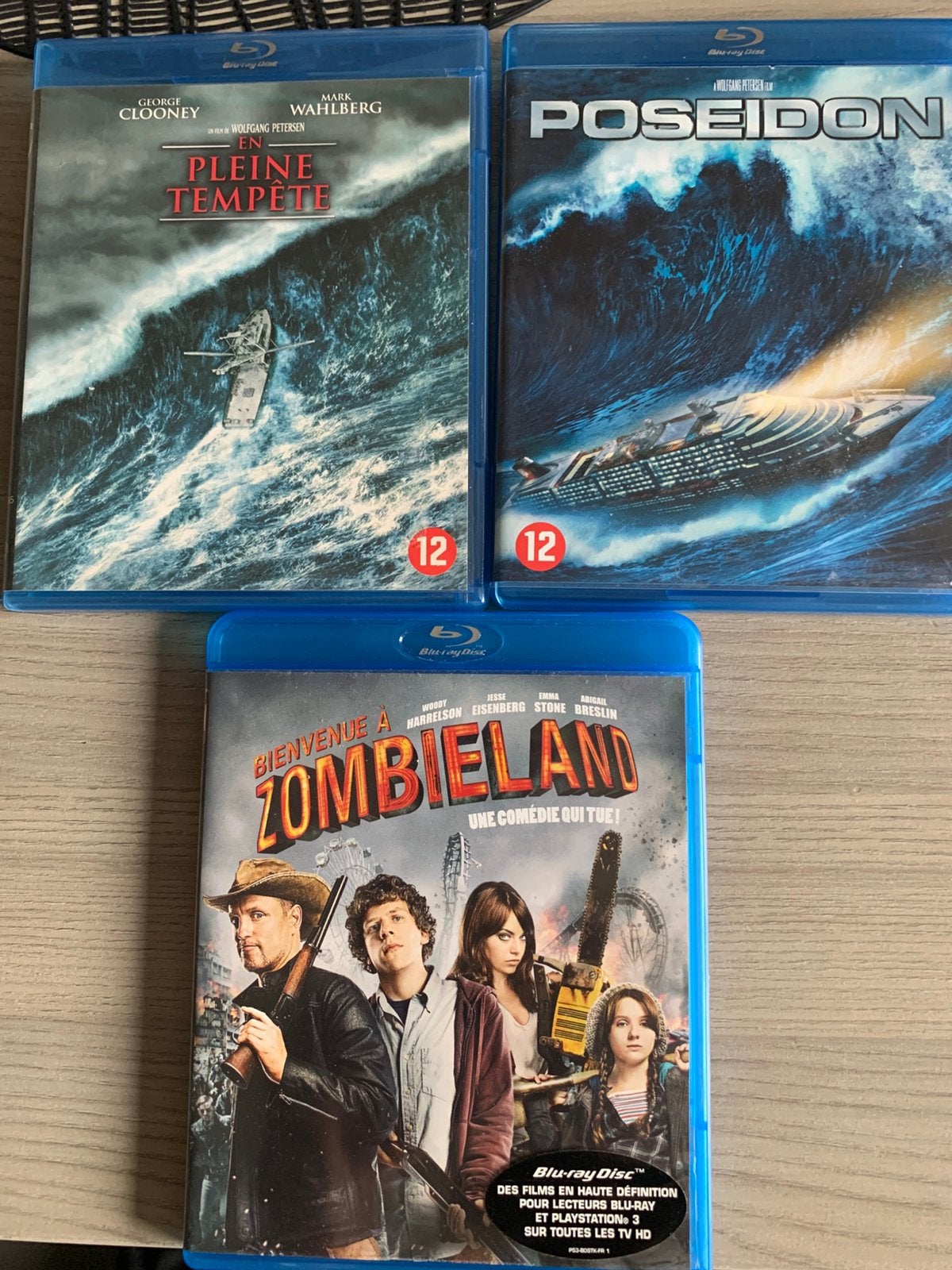 Lot 3 blu-ray, Enlèvement, Comme neuf, Blu-ray