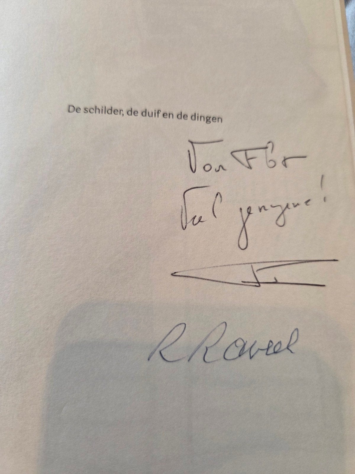 Roger Raveel boeken, Enlèvement ou Envoi