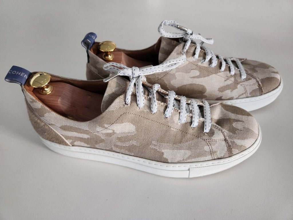 Jacob Cohën sneakers beige camouflage, maat 44, als nieuw, Overige kleuren, Ophalen of Verzenden, Zo goed als nieuw, Jacob Cohen