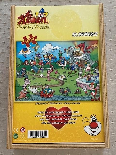 Puzzle Kloen : Kloenerie (1000 pièces) Nouveau, Hobby & Loisirs créatifs, Enlèvement ou Envoi, Neuf