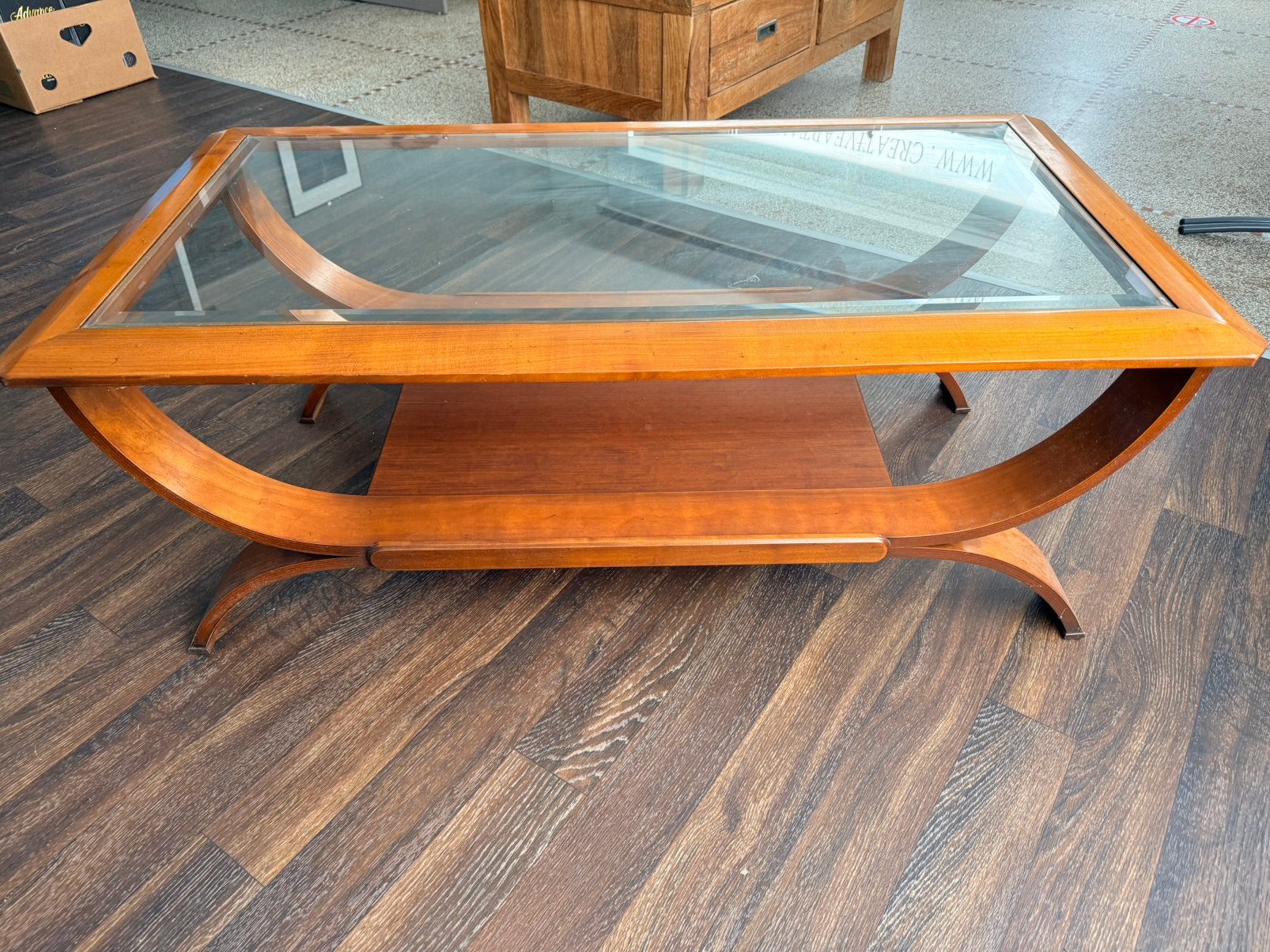 Salontafel te koop, Huis en Inrichting, Ophalen, 50 – 75, Kersenhout, 100 tot 150 cm