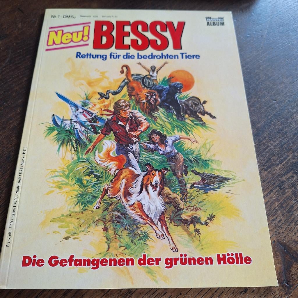 bessy  die gefangenen der grüne hölle, Verzenden, Eén stripboek, Zo goed als nieuw, Divers auteurs