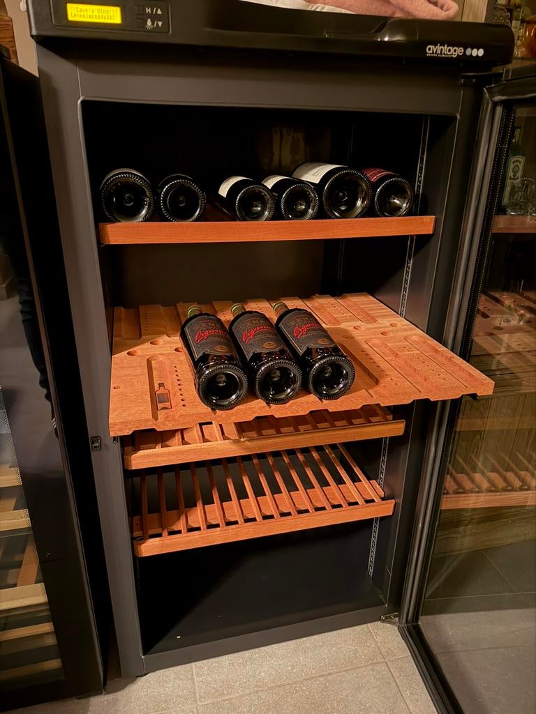 Klimaatkast wijn/ wijnkast, Elektronische apparatuur, Koelkasten en IJskasten, Ophalen, Gebruikt