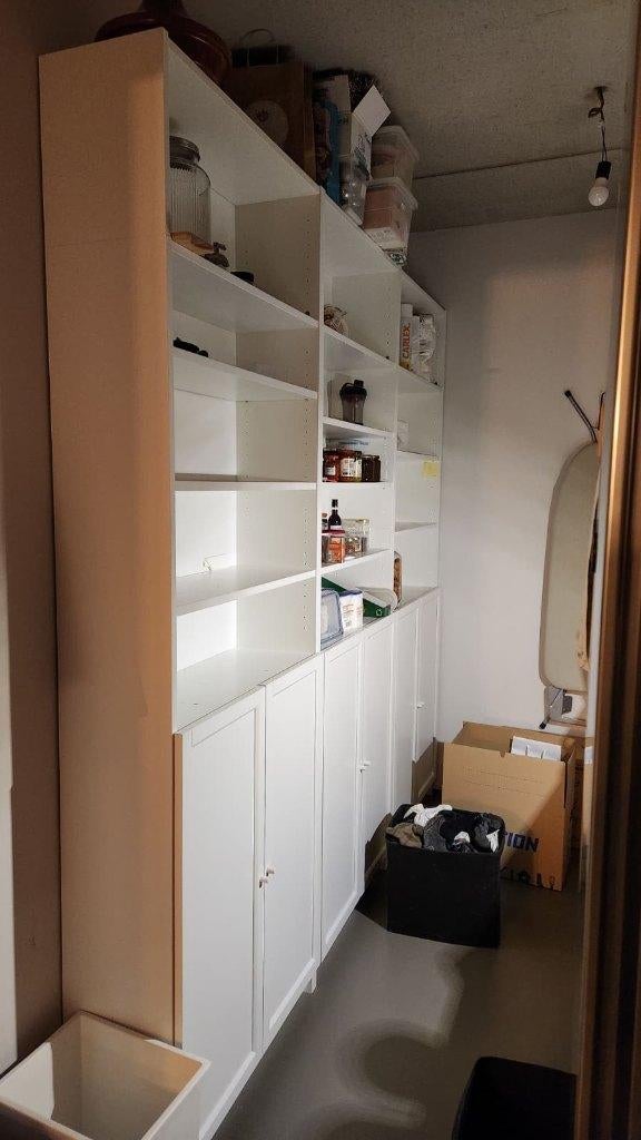 3x IKEA BILLY boekenkast, voor snelle beslissers, Ophalen, Met deur(en), 200 cm of meer, 50 tot 100 cm