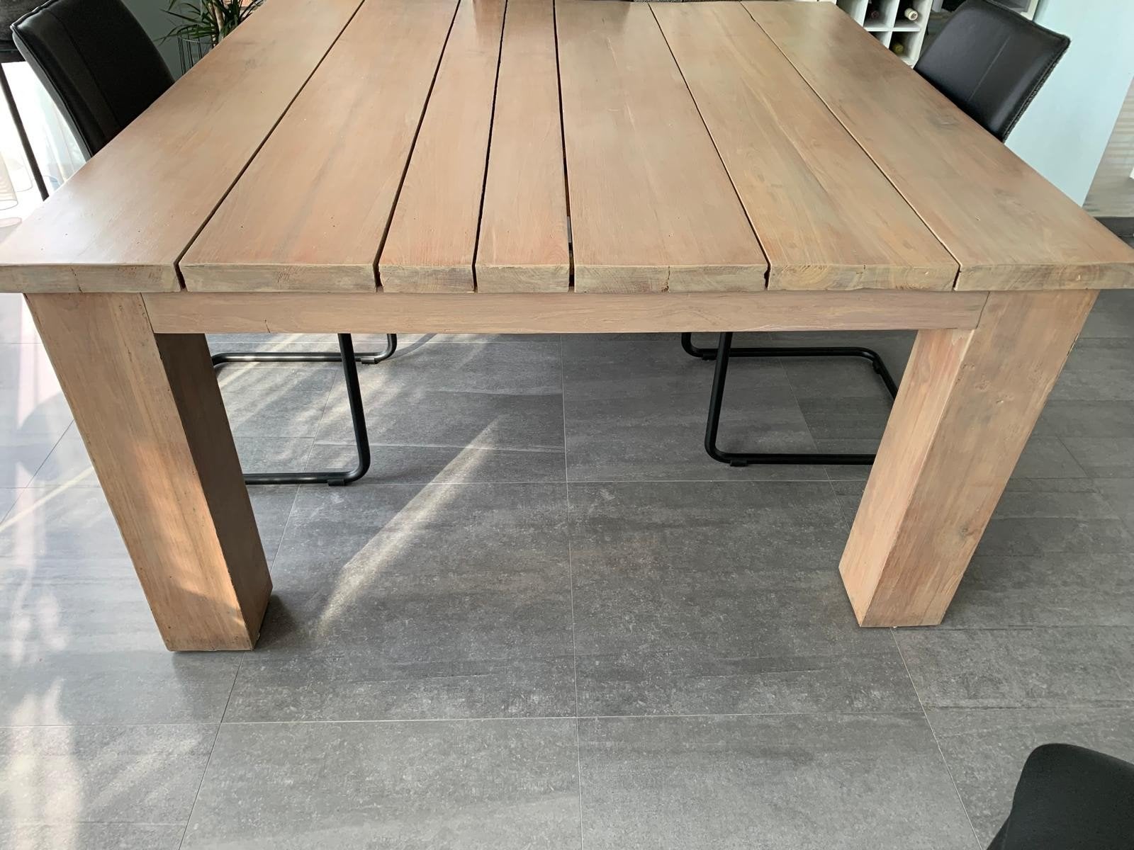 Table à manger carrée, Maison & Meubles, Enlèvement