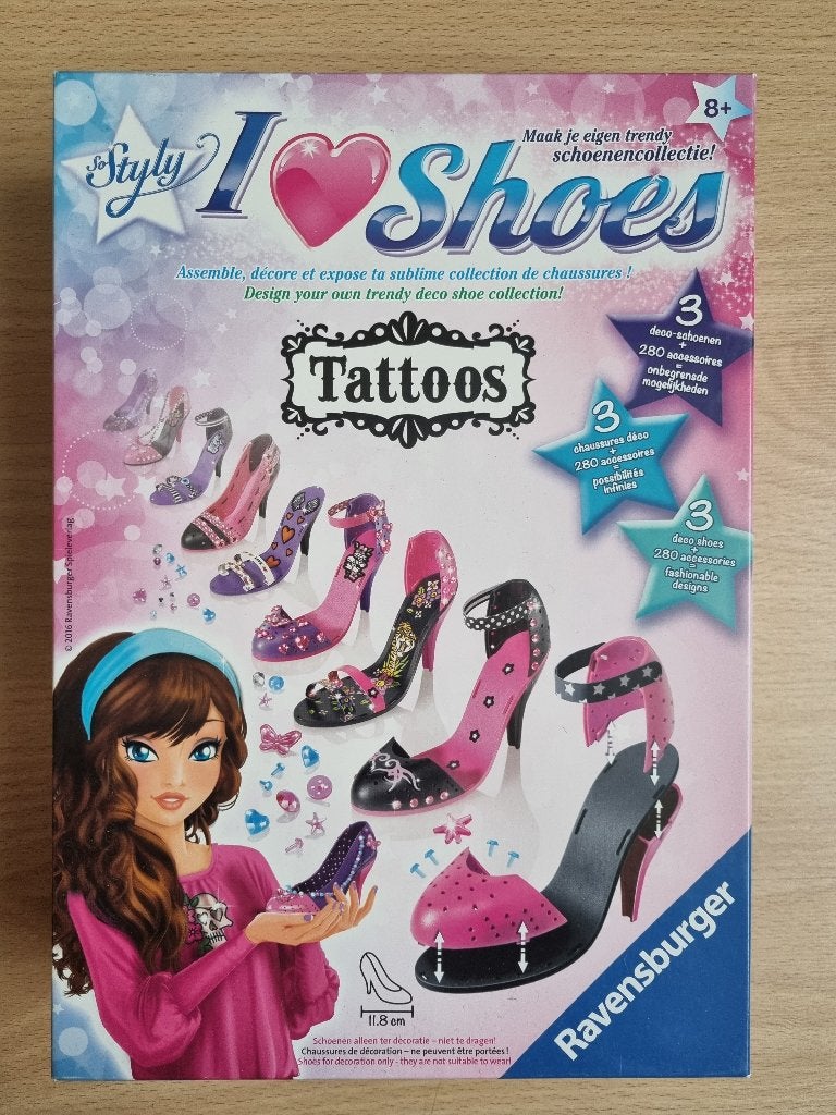 Speelset - I love shoes - Ravensburger, Ophalen of Verzenden, Gebruikt, Knutselen