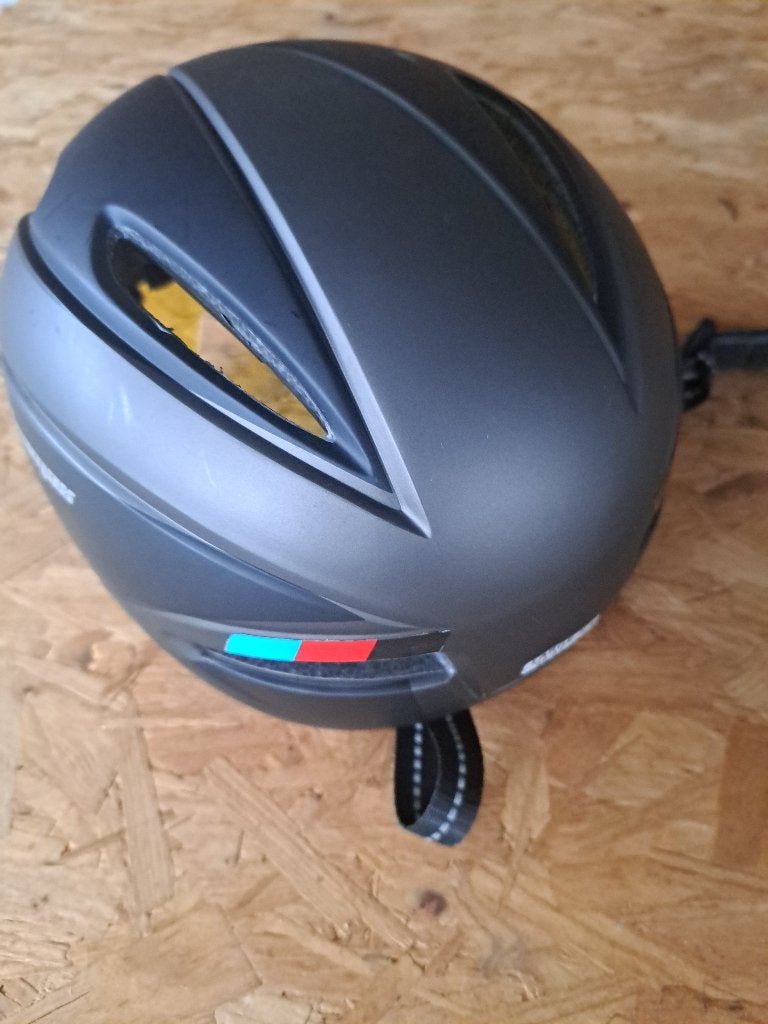 Fietshelm met magnetische bril, Ophalen, Zo goed als nieuw, L, Heer of Dame