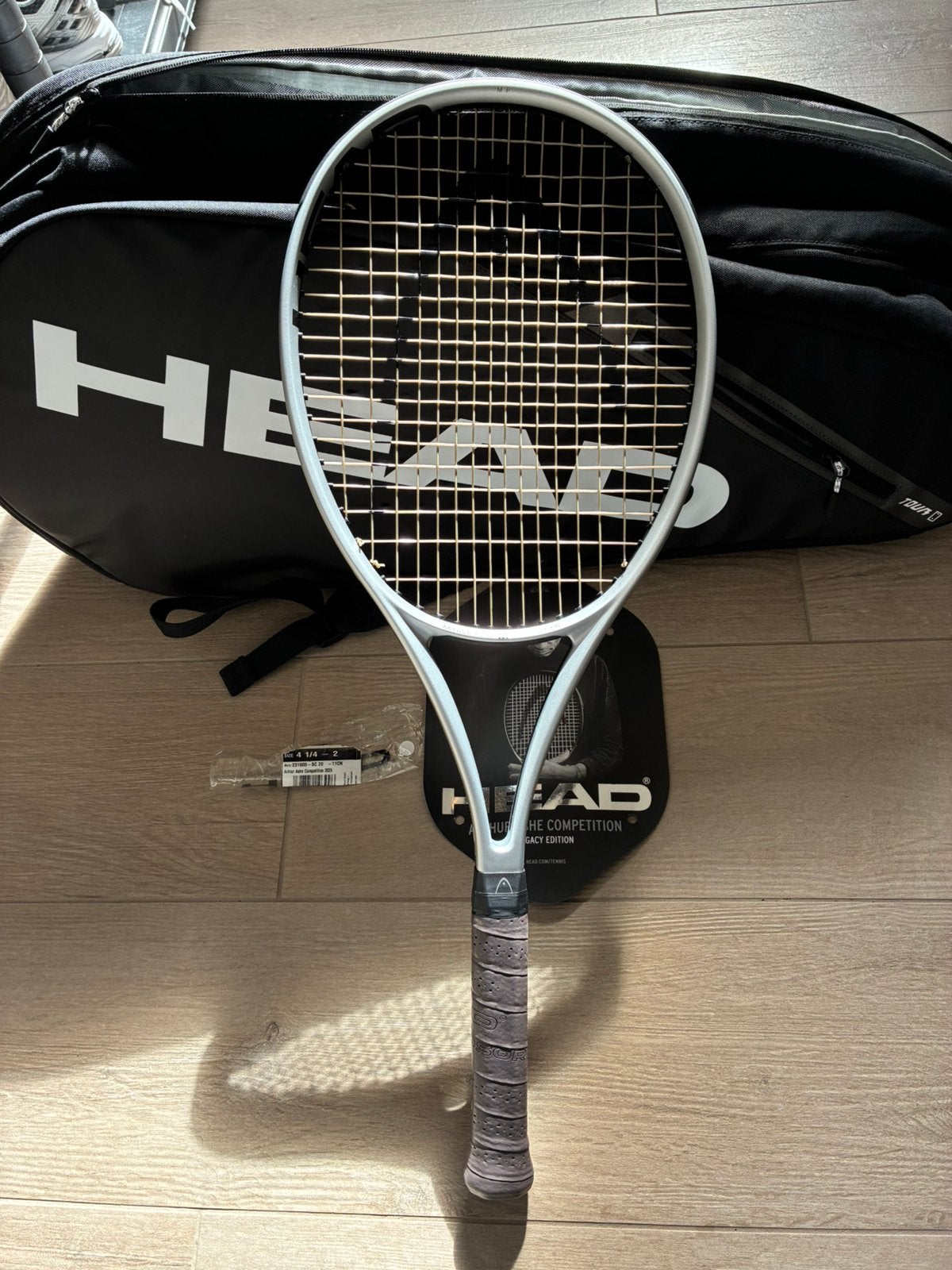 HEAD Arthur Ashe Competition 2025 + HEAD Racquet Bag, Sport en Fitness, Nieuw, Head, Racket, Ophalen