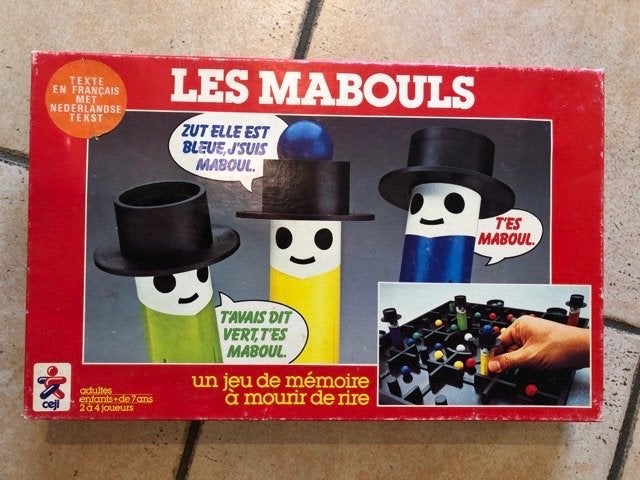 LES MABOULS - jeu vintage CEJI années 70 nickel, Enlèvement ou Envoi