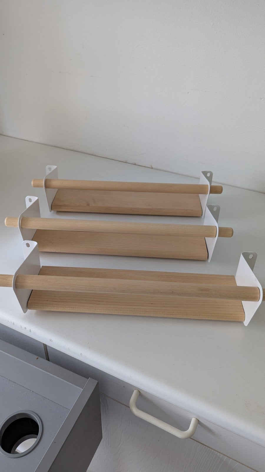 Étagères murales/étagères IKEA, lot de 3, Enlèvement, Utilisé