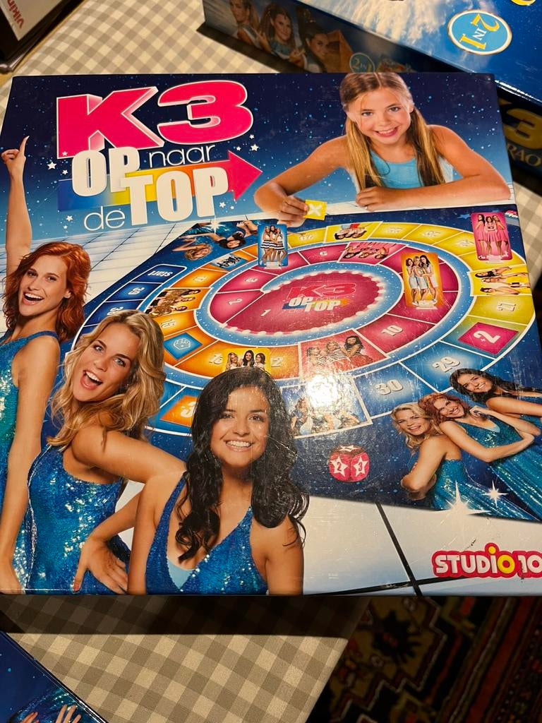 K3 - Studio 100 - bordspel - “Op naar de top”, Ophalen, Zo goed als nieuw