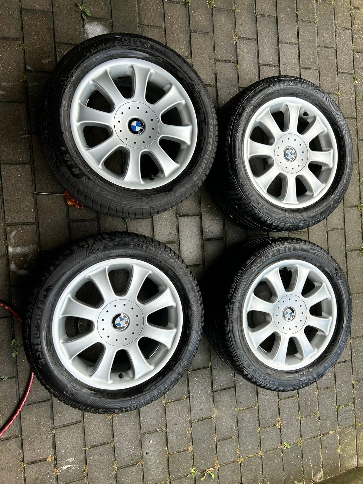 Jantes BMW 16 pouces Style 64, Ophalen, Gebruikt, 16 inch, Banden en Velgen