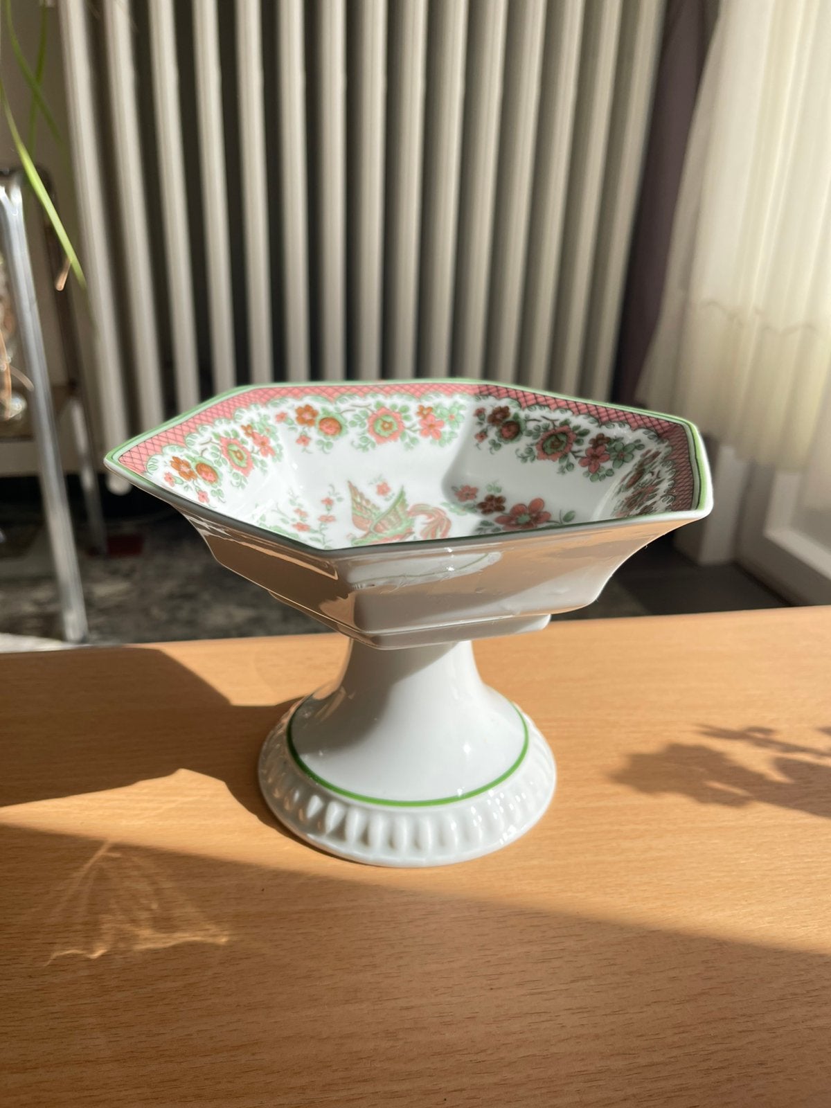 Prachtige Vintage Schaal op Voet - Bareuther Waldsassen, Antiek en Kunst, Ophalen of Verzenden
