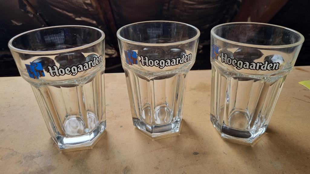 Hoegaarden 50cl glazen, Verzamelen, Ophalen, Nieuw, Bierglas