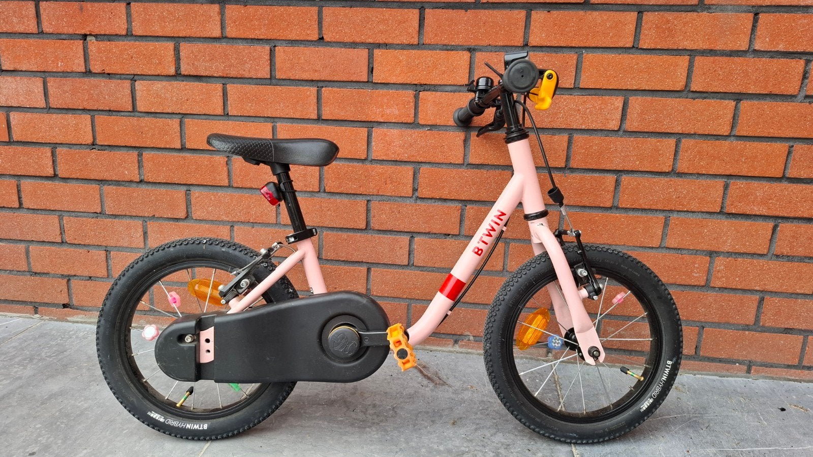 Btwin fiets (loopfiets), Fietsen en Brommers, Ophalen, Gebruikt, Velgrem, Minder dan 16 inch