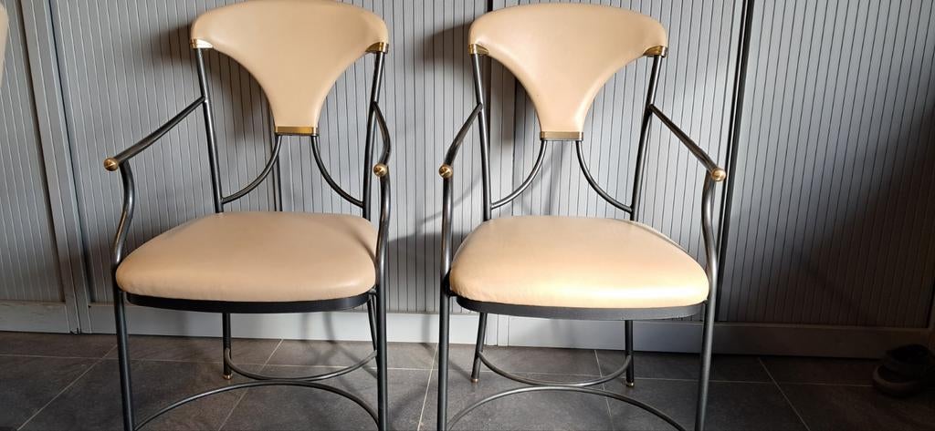 Design stoel Linda, Maison & Meubles, Chaises, Enlèvement, Gris