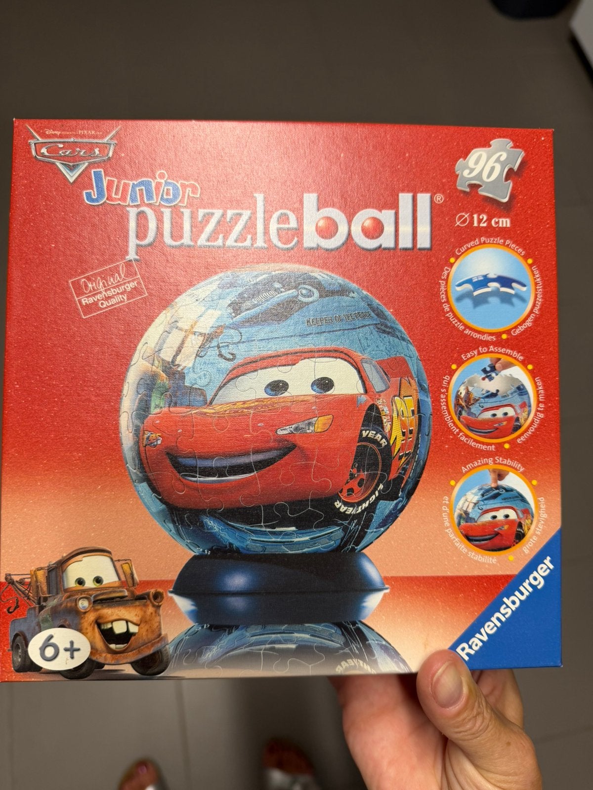 Cars puzzel bal, Ophalen of Verzenden, Zo goed als nieuw