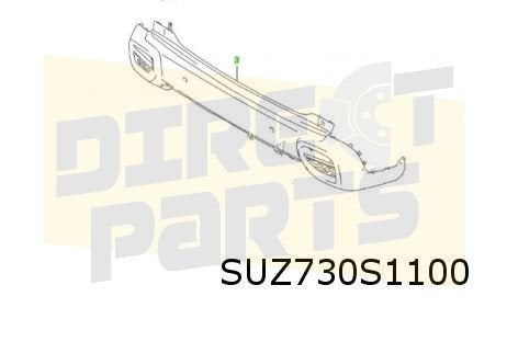 Suzuki S-Cross (1/22-) (JY / AKK) achterbumper onder (zwart), Auto-onderdelen, -, Verzenden, -, Nieuw