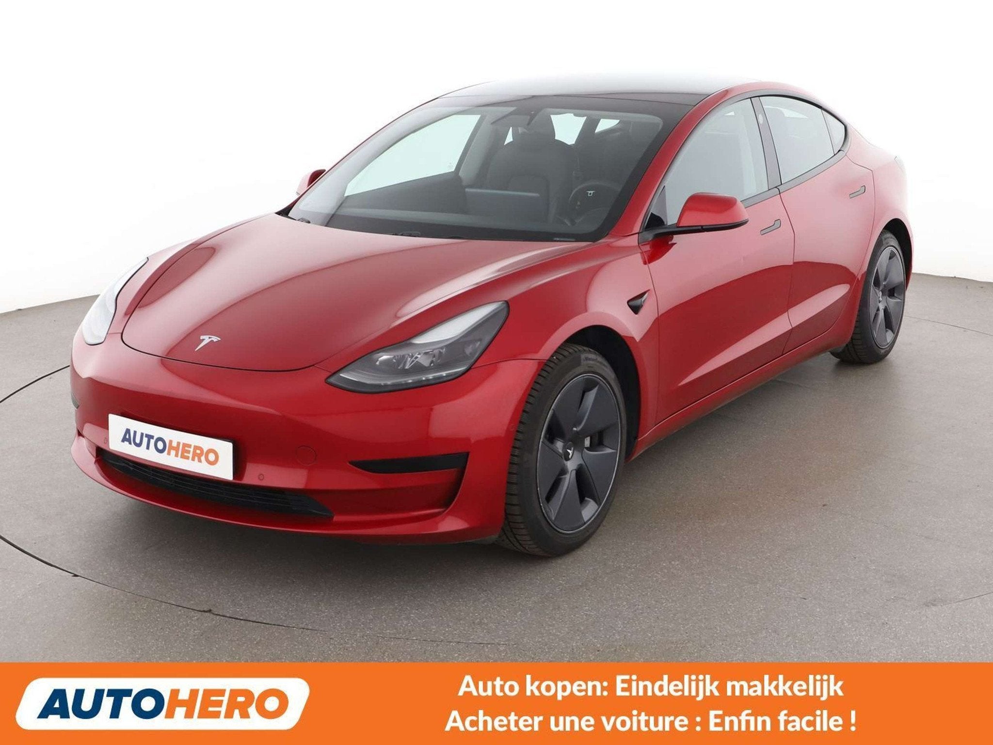 Tesla Model 3 Standard Range Plus RWD (bj 2021, automaat), Auto's, Automaat, 4 deurs, Achterwielaandrijving, Gebruikt