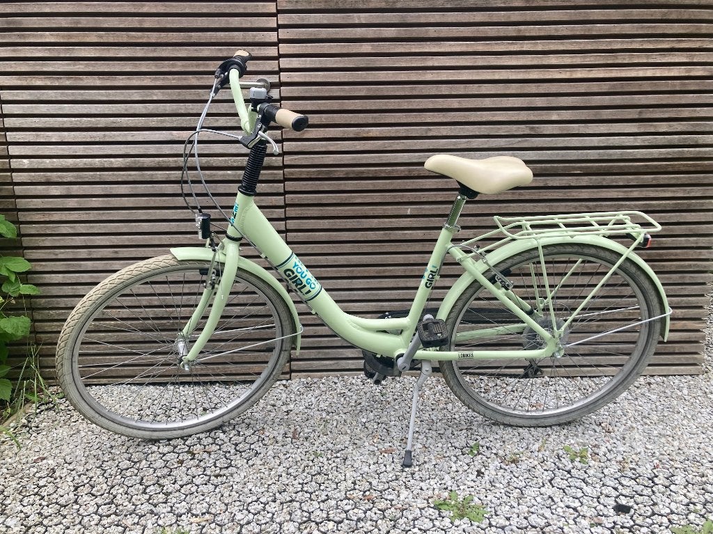 Muntgroene meisjesfiets - 26 inch, Gebruikt, Versnellingen, BikeFun Kids (BFK), Ophalen