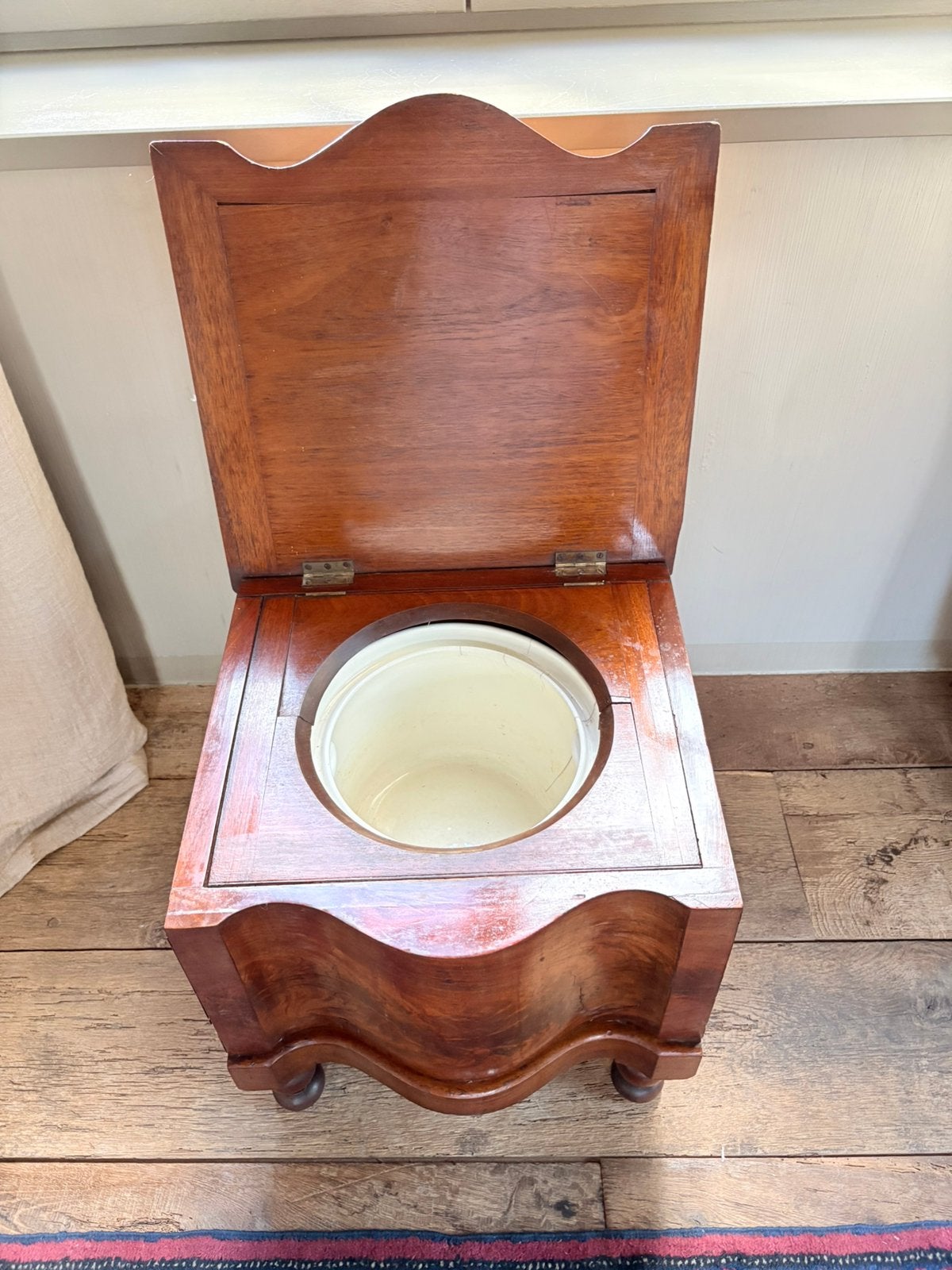 Ancienne chaise de toilette, Louis Philippe., Antiquités & Art, Enlèvement