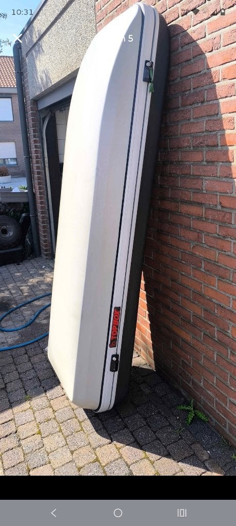 Dakkoffer auto, Ophalen, Zo goed als nieuw