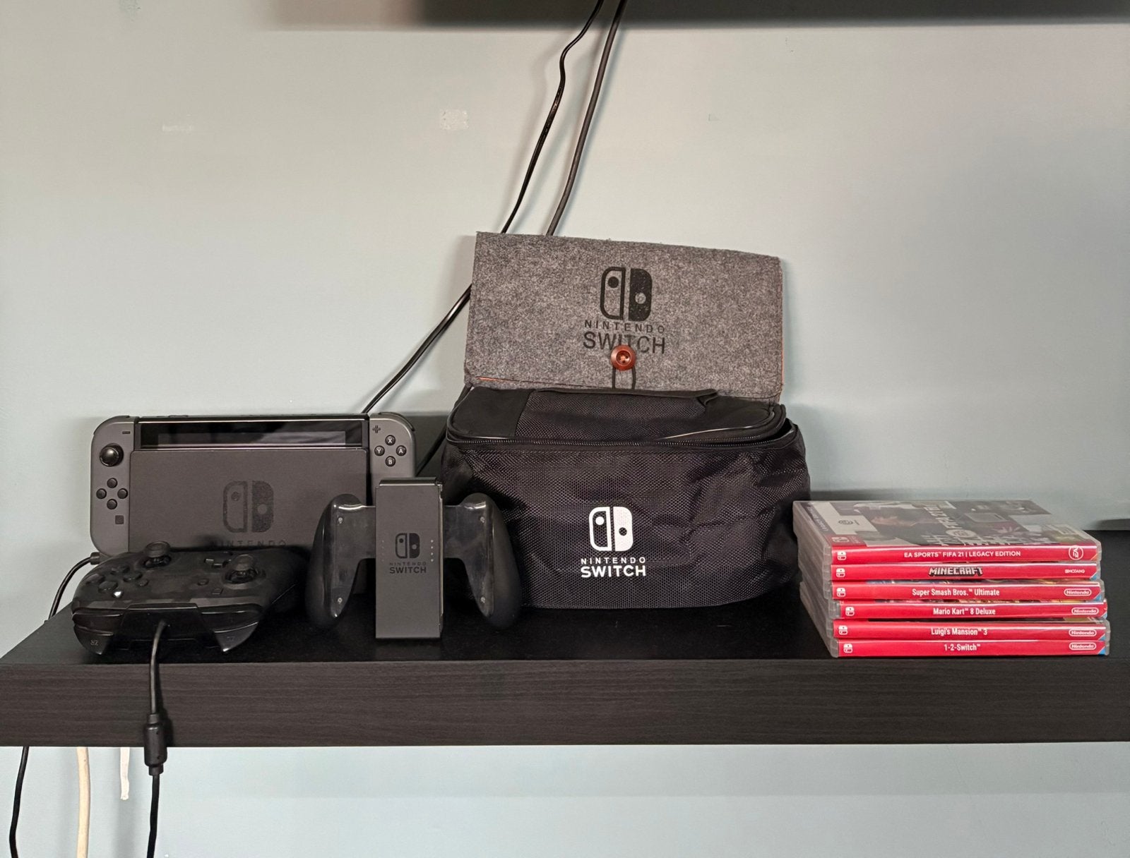 Nintendo Switch Compleet Pakket 6 Games, Controller & Tassen, Ophalen of Verzenden, Zo goed als nieuw
