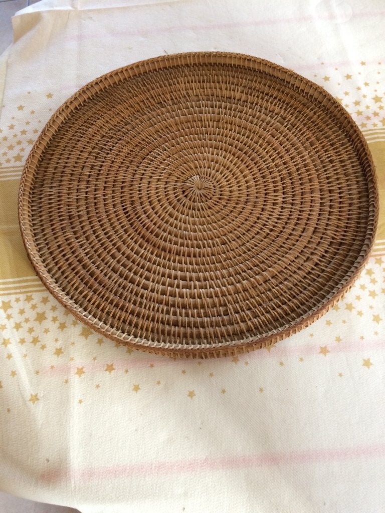 Rotan dienblad, Huis en Inrichting, Ophalen, Nieuw, Dienblad