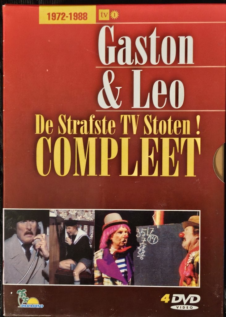 Gaston & Leo: De Strafste Tv Stoten! Compleet, Enlèvement ou Envoi, Comme neuf, Néerlandais