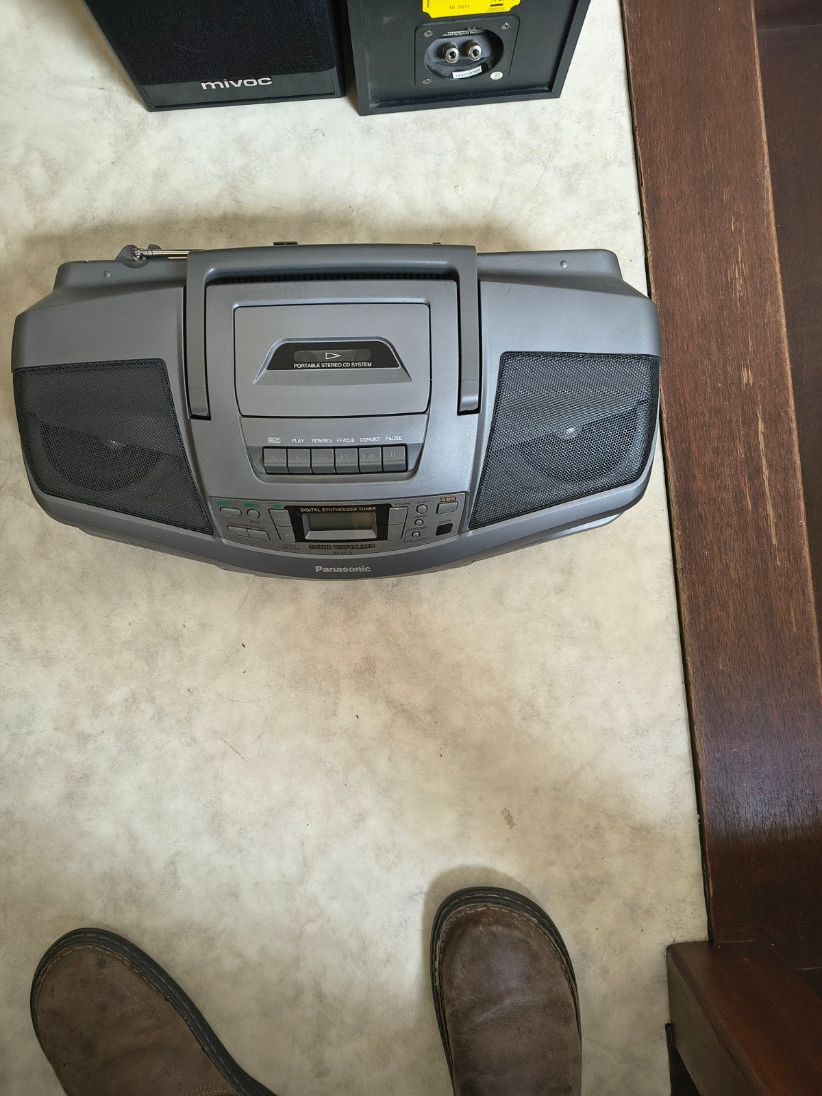boombox radio cd speler van Panasonic, Ophalen, Radio