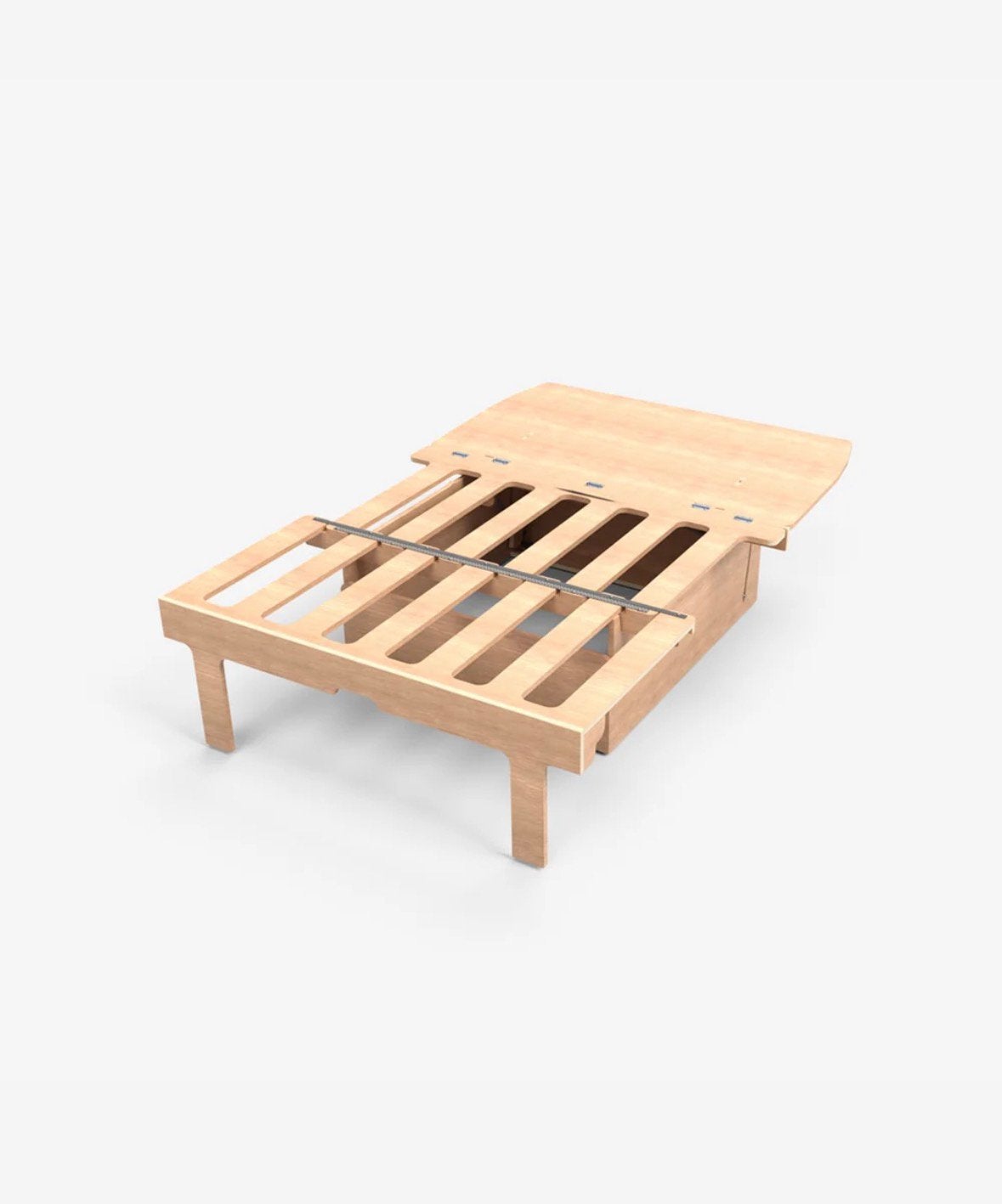 Banquette Lit Peigne Bois 120 cm Van & Fourgon, Enlèvement, Comme neuf
