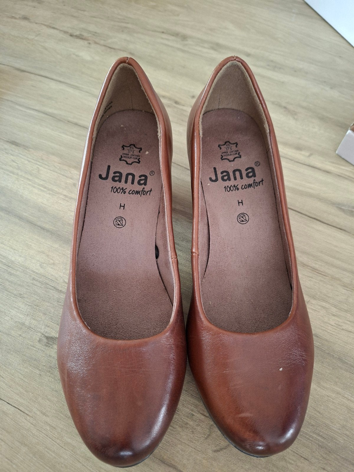 bruine pumps maat 37,5 H, merk jana, Jana, Pumps, Bruin, Ophalen of Verzenden