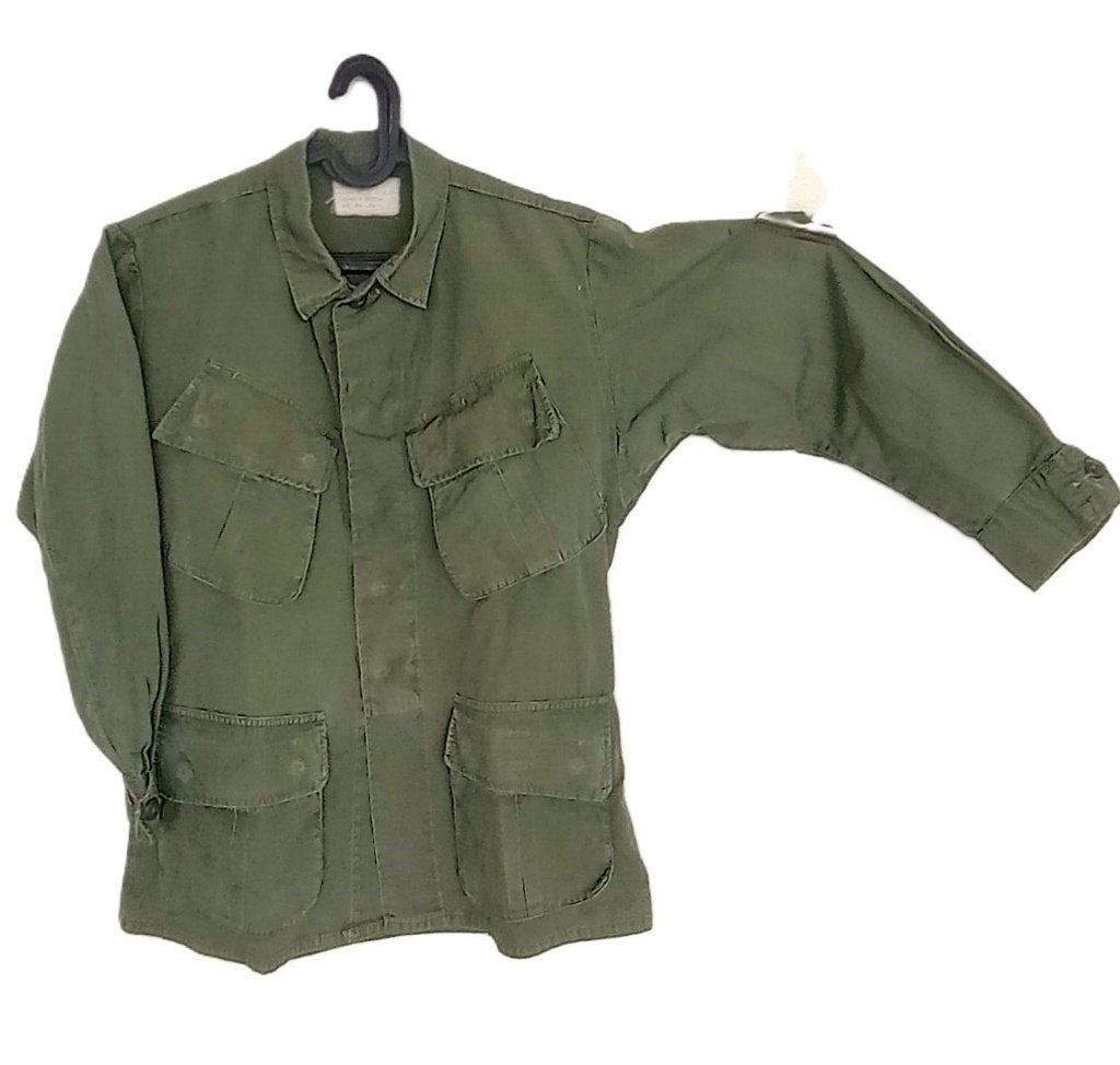 Originele Jungle Fatigue Jacket-Vietnamoorlog, Verzamelen, Militaria | Algemeen, Landmacht, Kleding of Schoenen, Ophalen of Verzenden