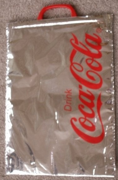 Coca Cola koeltas Drink Coca-Cola zilverkleurig met sluiting, Ophalen of Verzenden, Nieuw