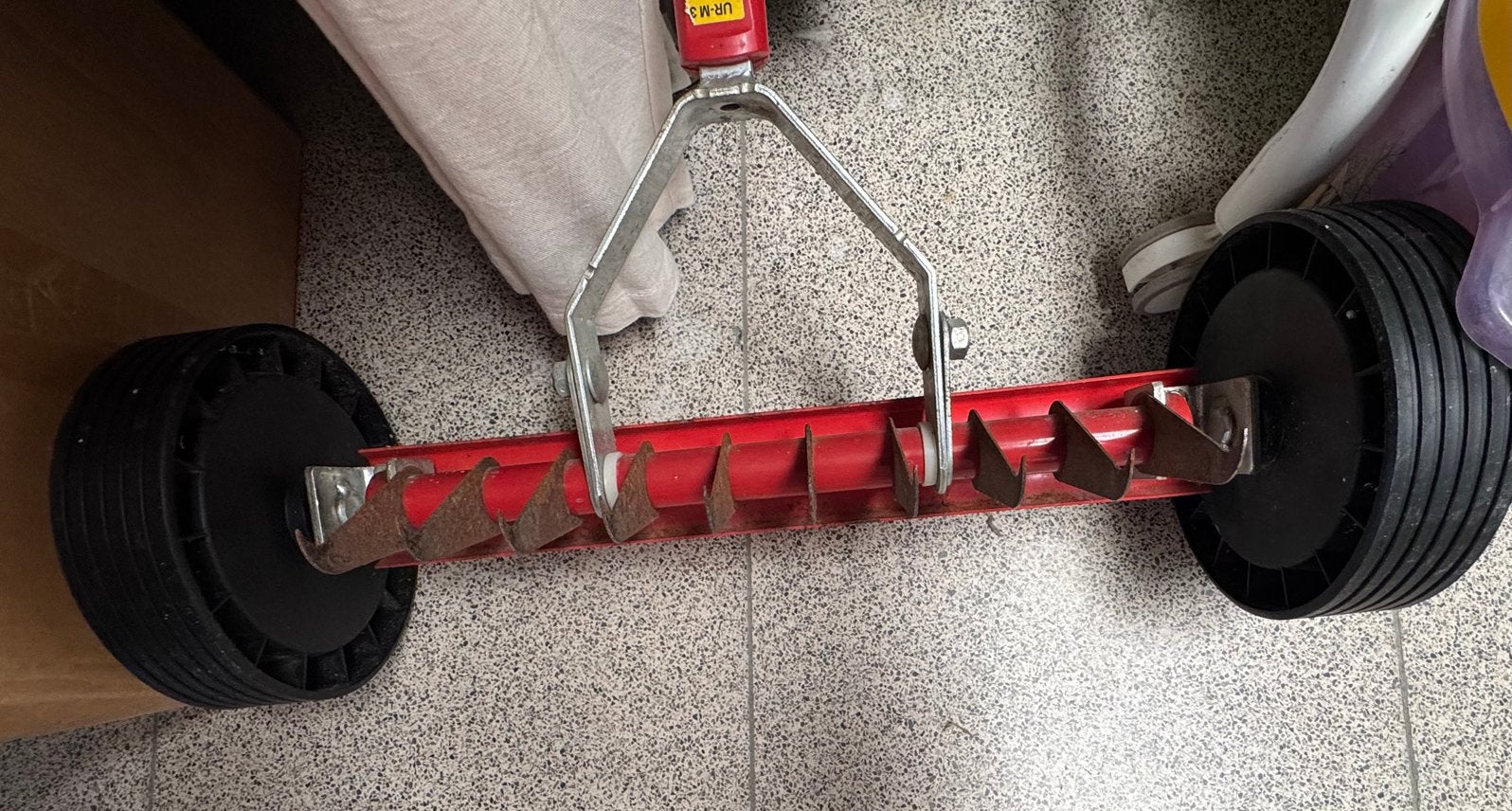 Rouleau scarificateur manuel Wolf-Garten Germany, Enlèvement, Utilisé