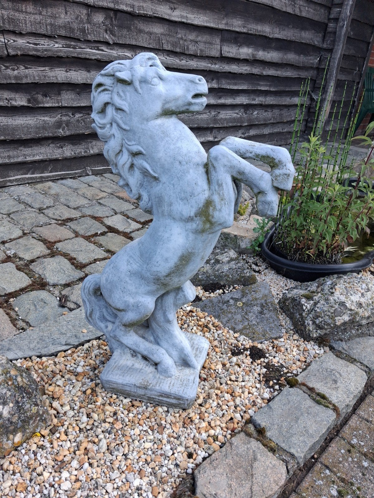 Paard in beton. GERESERVEERD GINO, Tuin en Terras, Tuinbeelden, Ophalen, Beton