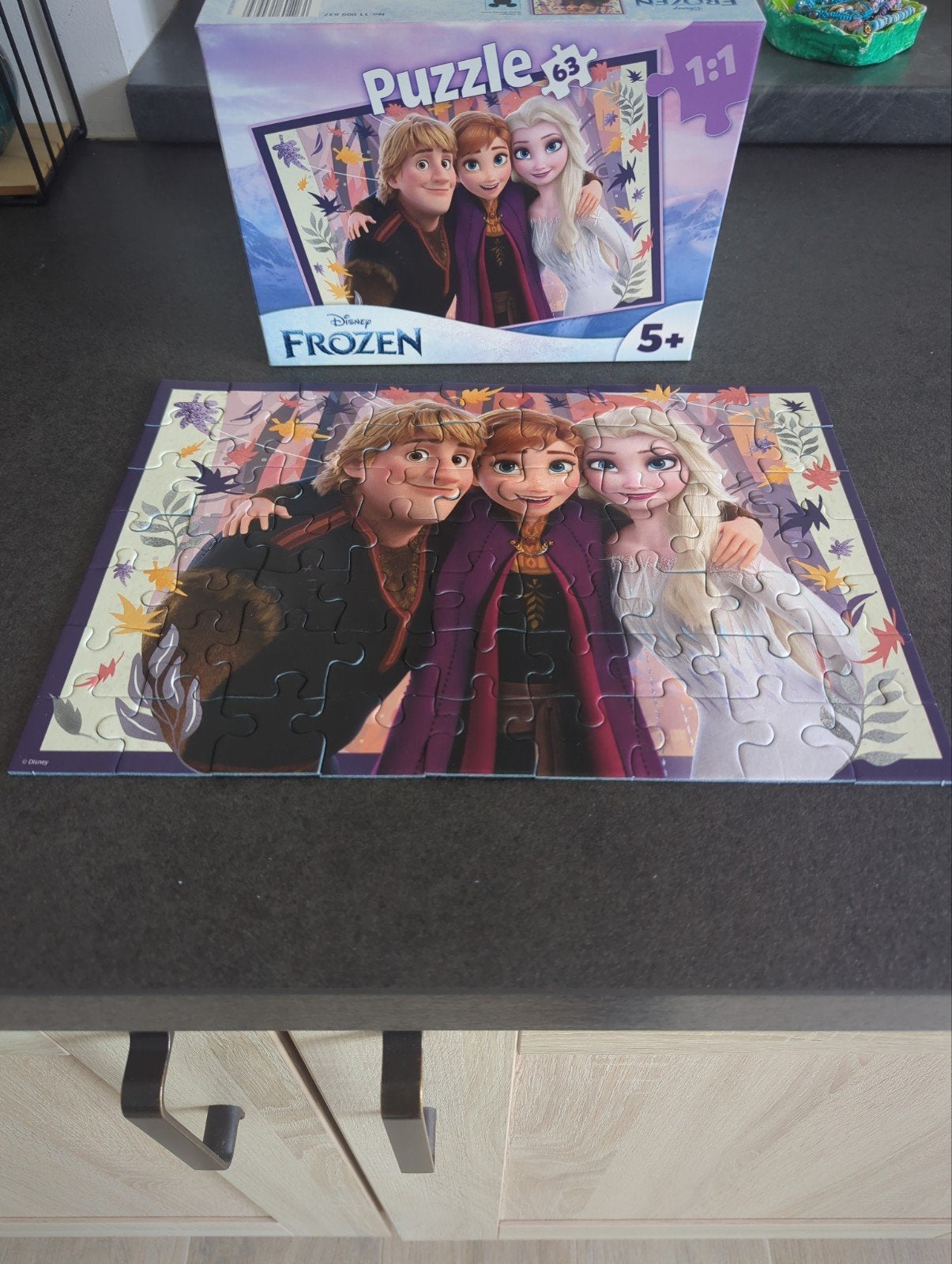 puzzel frozen, Ophalen, Meer dan 50 stukjes, Nieuw, 4 tot 6 jaar