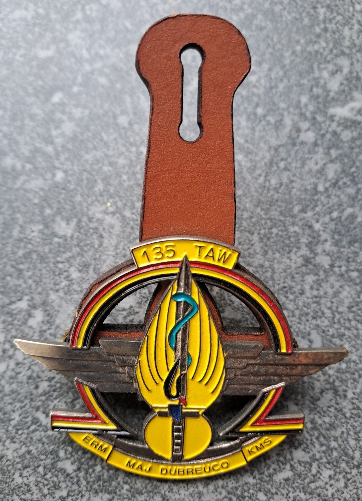 Breloque Ecole Royale Militaire Belge 135 TAW, Collections, Objets militaires | Général, Enlèvement ou Envoi