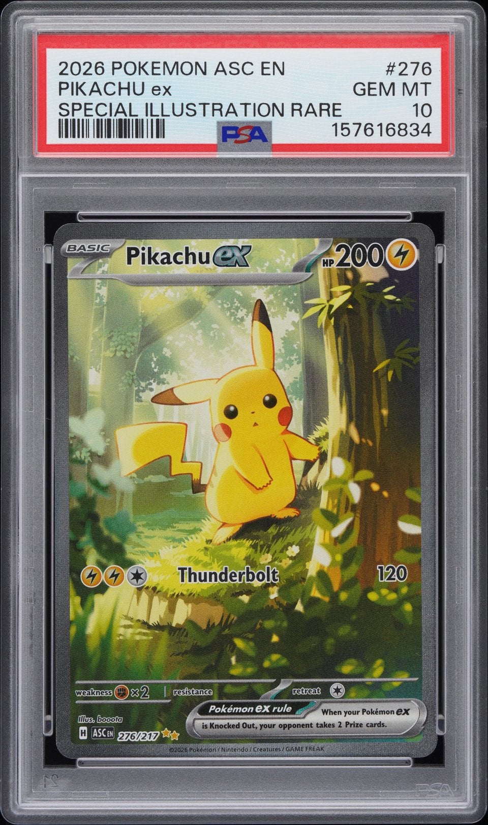 Pikachu 276 PSA 10 (Treekachu), Ophalen, Zo goed als nieuw