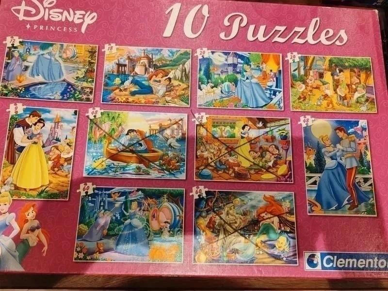 Puzzels disney, Kinderen en Baby's, Speelgoed | Kinderpuzzels, Ophalen of Verzenden, 10 tot 50 stukjes, Zo goed als nieuw, 2 tot 4 jaar