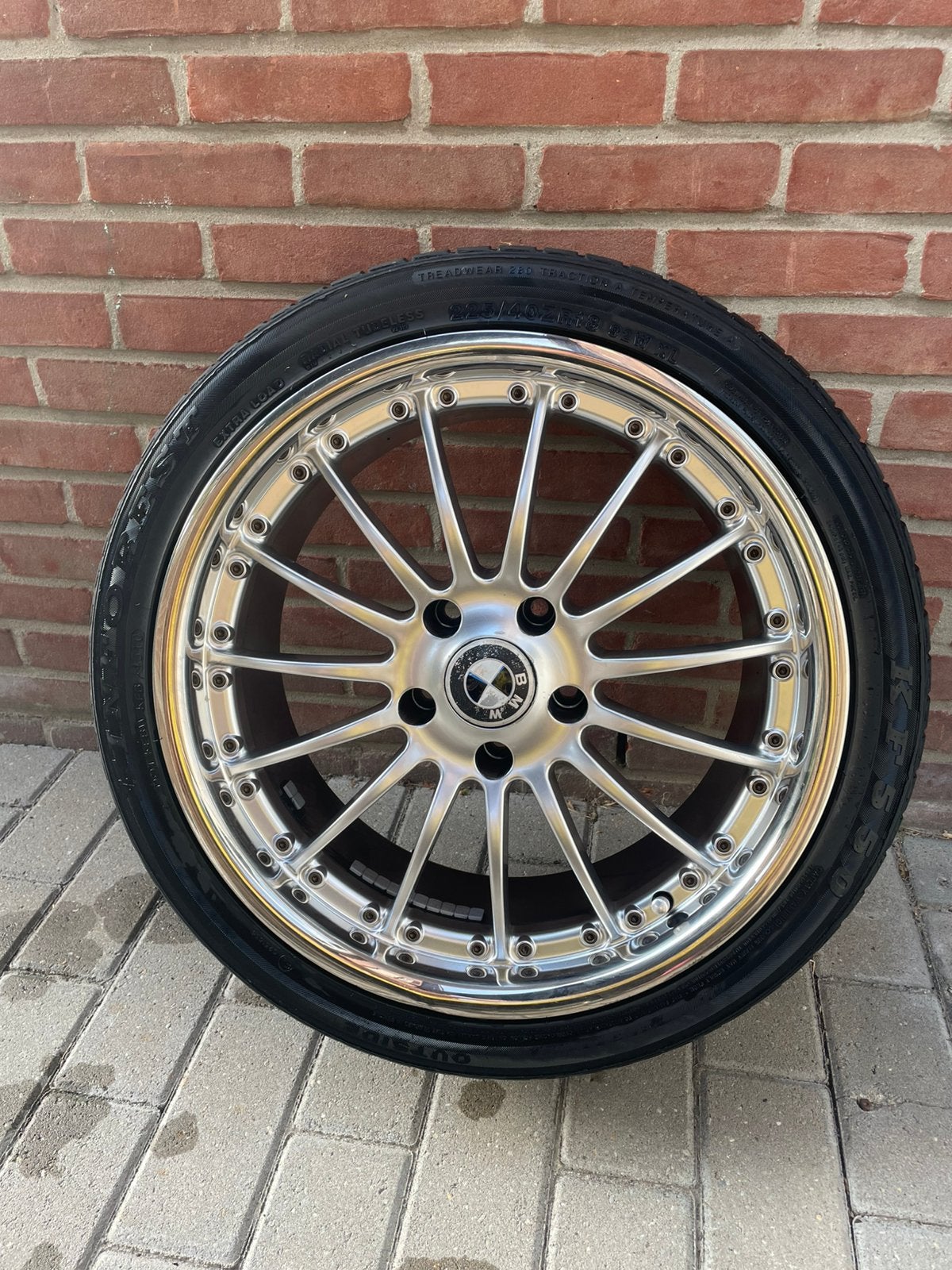 BMW Velgen + Zomerbanden 18inch, Auto-onderdelen, Ophalen, 18 inch, Gebruikt, Velg(en)