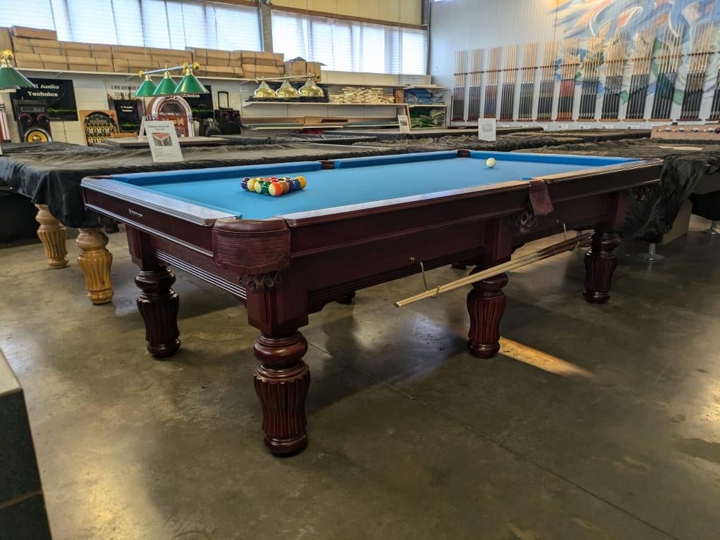9 FEET POOLTAFEL OP LEISTEEN, Ophalen, Pooltafel