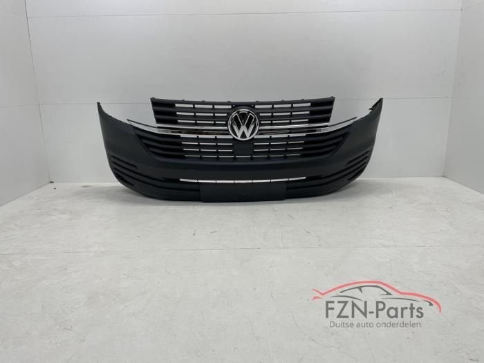 VW Transporter T6.1 Voorbumper Satijnzwart, Ophalen of Verzenden, Gebruikt, Voor, Bumper