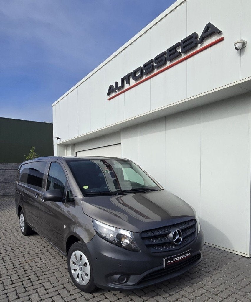 Mercedes Vito 114cdi Bluetec *Dubbelcabine/5Zitpl*, Auto's, Voorwielaandrijving, Dealer onderhouden, Stof, Mercedes-Benz