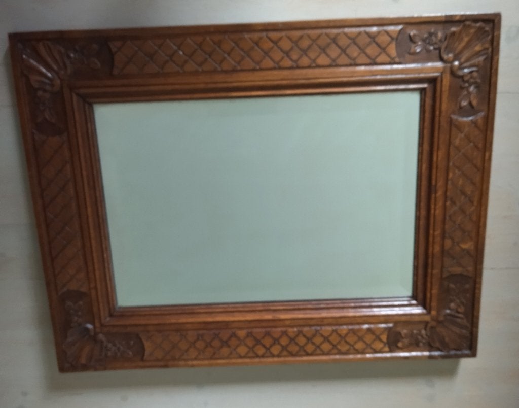 Miroir biseauté, Maison & Meubles, Moins de 100 cm, Comme neuf, Enlèvement, 50 à 75 cm