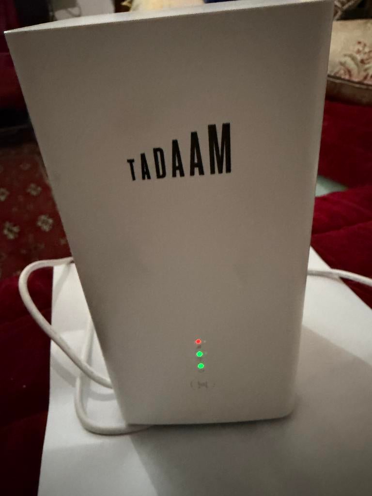 Tadaam modem, Enlèvement, Comme neuf