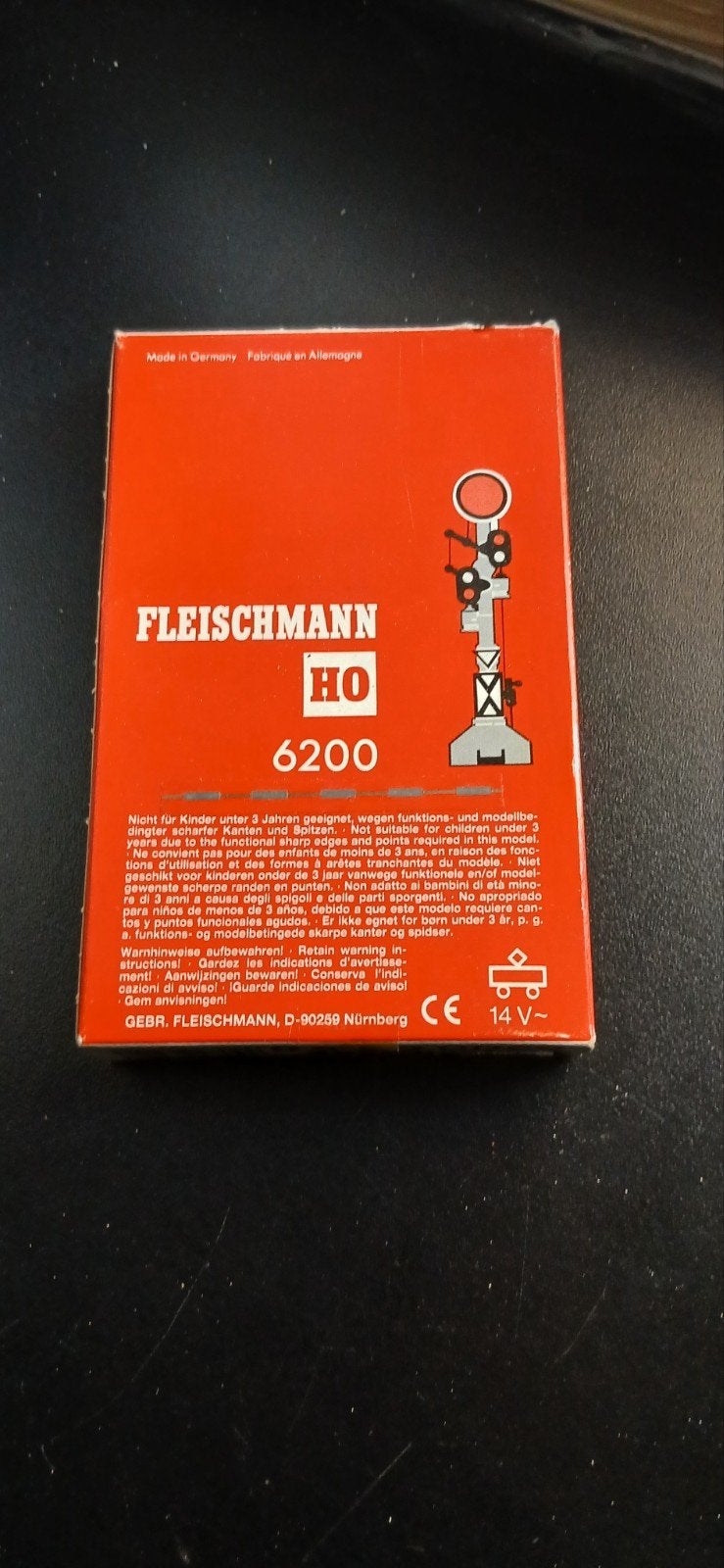 Signal / Pré-signal lumineux Fleischmann HO 6200 - Très bon, Enlèvement ou Envoi, Courant alternatif, Fleischmann