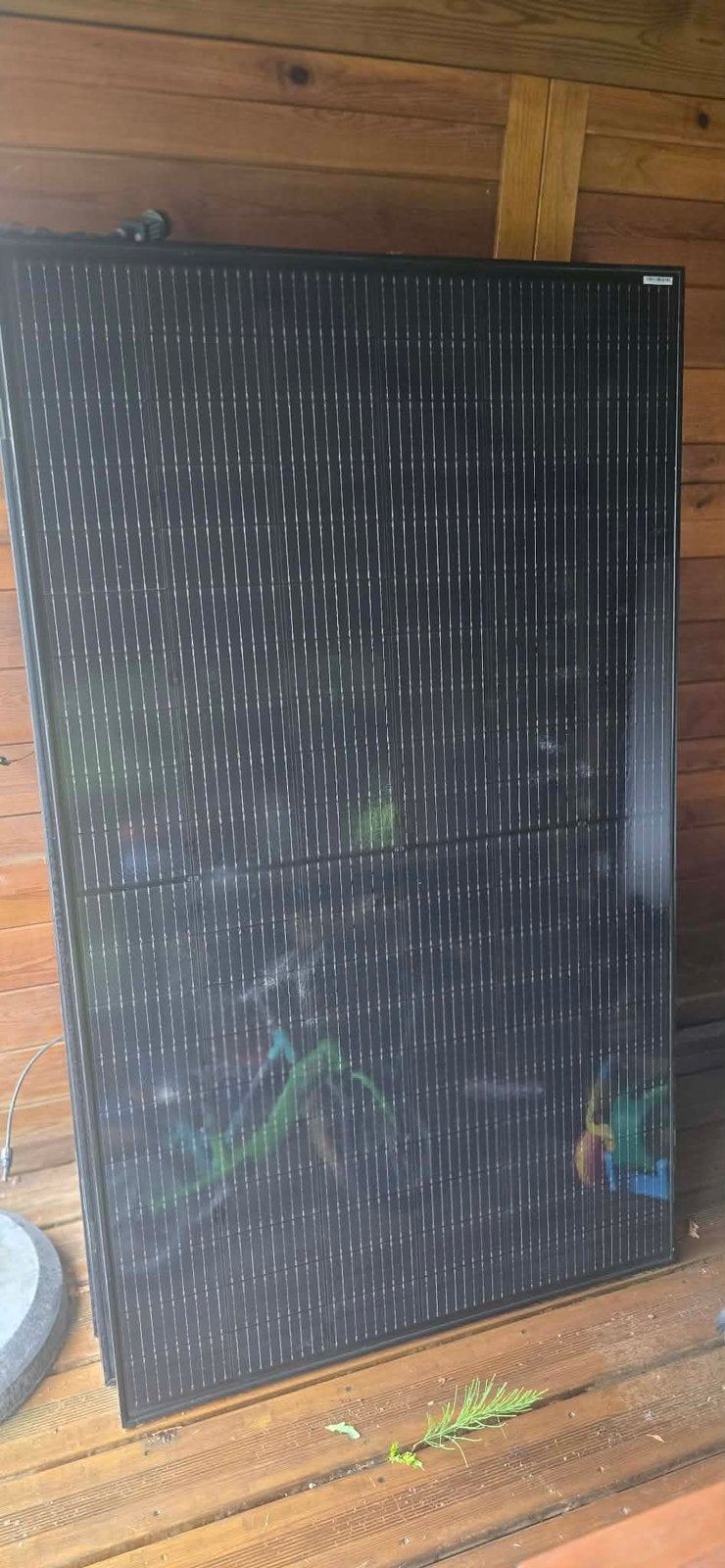 7 zonnepanelen + omvormer, Doe-het-zelf en Bouw, Ophalen, Gebruikt