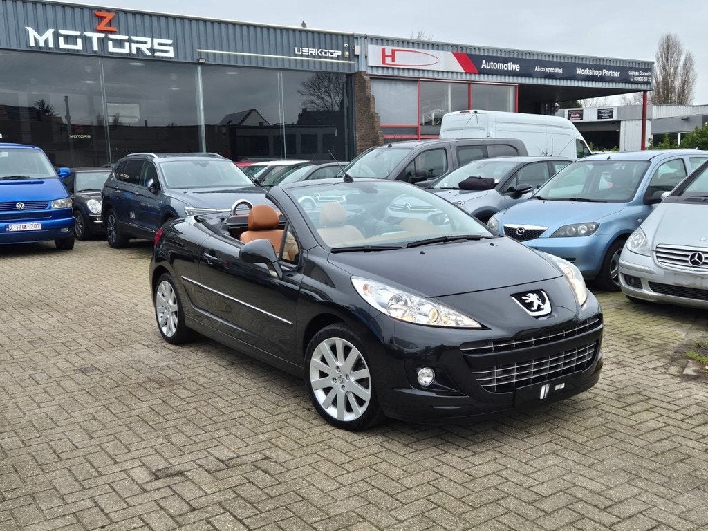 Peugeot 207 cc | Cabrio | Benzine, Auto's, Voorwielaandrijving, Zwart, Leder, Handgeschakeld