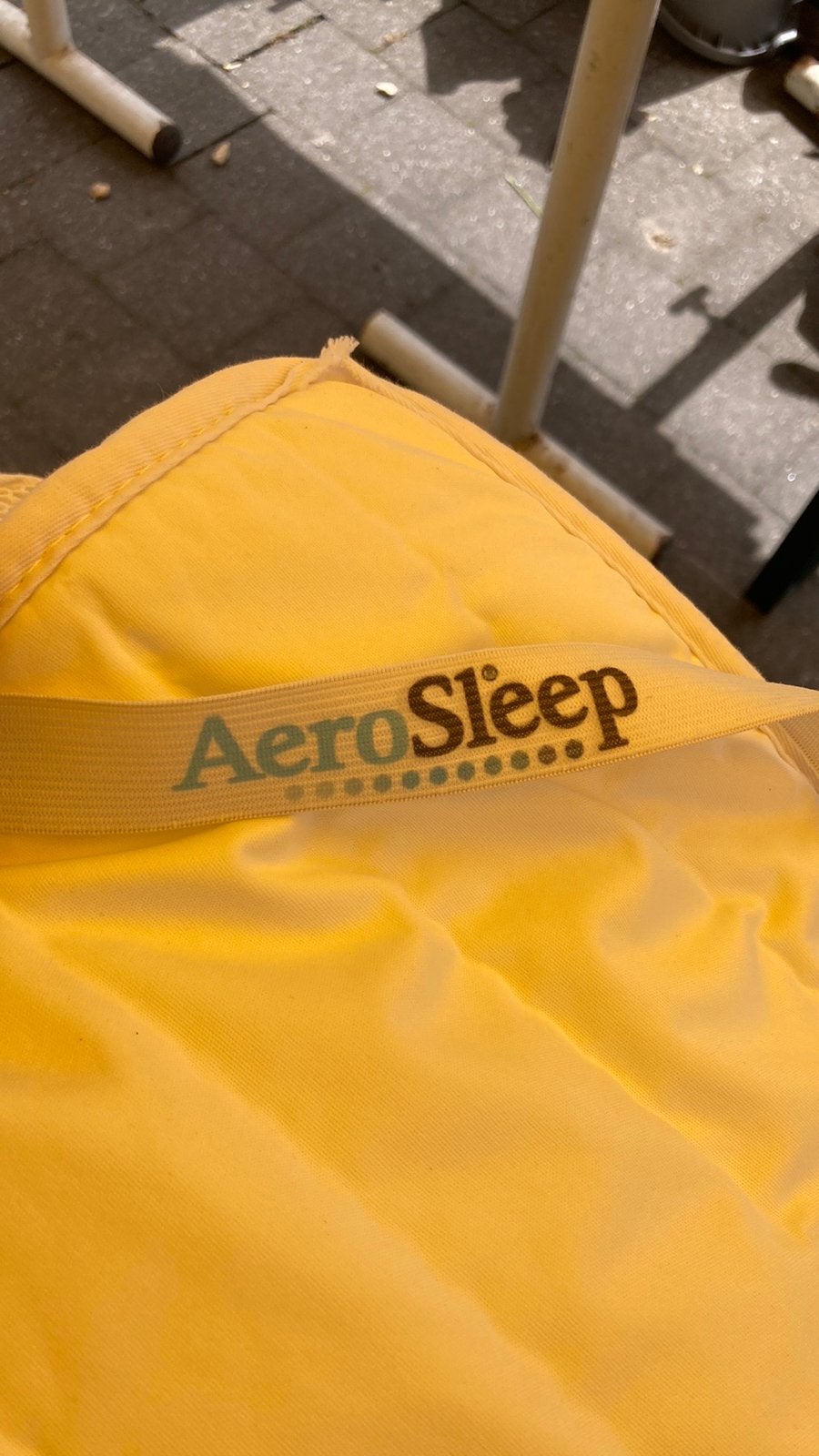 Aerosleep veiligheidshoes babybed of box, Kinderen en Baby's, Babyparken, Ophalen of Verzenden, Zo goed als nieuw, Vierkant, Boxkleed